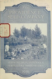 Cover of: 1916 [catalog]: seeds, bulbs, plants, tools, fertilizers, insecticides, etc