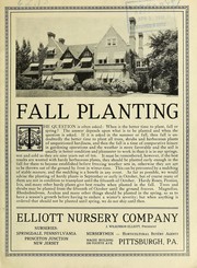 Cover of: Fall planting