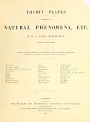 Thirty plates illustrative of natural phenomena, etc by Society for Promoting Christian Knowledge (Great Britain)
