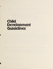 Cover of: Child development guidelines