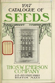 Cover of: Catalogue of seeds