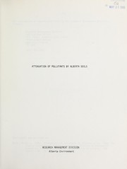 Cover of: Attenuation of pollutants by Alberta soils by B. L. Baker, B. L. Baker