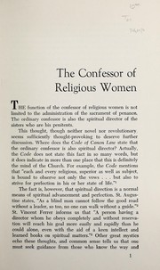 Cover of: The confessor of religious women