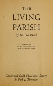 Cover of: The living parish