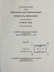 NTP technical report on the toxicology and carcinogenesis studies of p-nitroaniline (CAS no. 100-01-6) in B6C3F  mice (gavage studies)