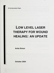 Cover of: Low level laser therapy for wound healing: an update
