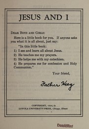 Cover of: Jesus and I