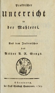 Cover of: Praktischer Unterricht in der Mahlerei