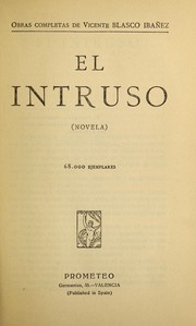 Cover of: El intruso: (novela)