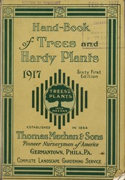 Cover of: Hand-book of trees and hardy plants by Thomas Meehan and Sons