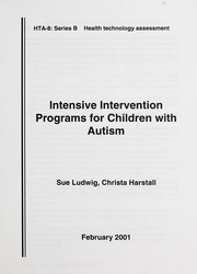 Intensive intervention programs for children with autism by Susan Ludwig