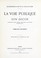 Cover of: La voie publique et son décor