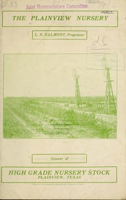 Cover of: The Plainview Nursery [catalog]