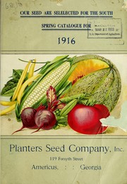 Spring catalogue for 1916 by Planters Seed Company