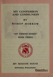 Cover of: My confession and communion