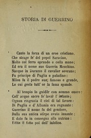 Cover of: Guerrino detto Il Meschino, figlio del Principe Milone: che fu rubato dai Corsari e venduto ad un mercante ...