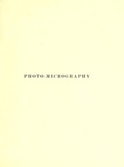 Cover of: Photo-micrography by Edmund Johnson Spitta
