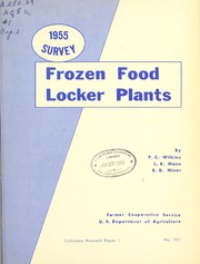 Cover of: Frozen food locker plants