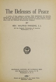 Cover of: The defenses of peace