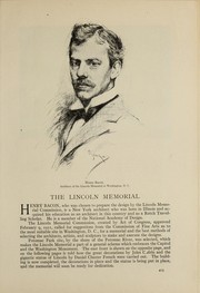 Cover of: The Gue rin decorations for the Lincoln memorial by Jesse Lynch Williams