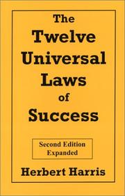 Cover of: The Twelve Universal Laws of Success