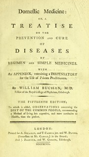 Cover of: Domestic medicine by William Buchan M.D.