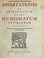 Cover of: Ezechielis Spanhemii Dissertationes de praestantia et usu numismatum antiquorum