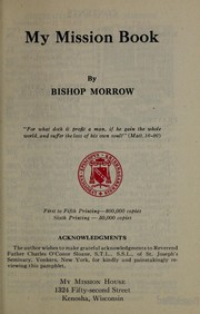 Cover of: My mission book