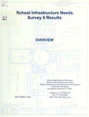 Cover of: School infrastructure needs: survey II results : overview