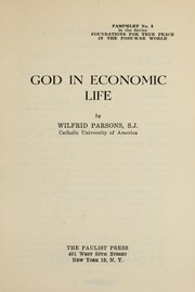 Cover of: ... God in economic life