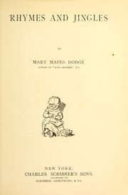 Cover of: Rhymes and Jingles by Mary Mapes Dodge