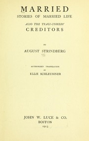 Married by August Strindberg