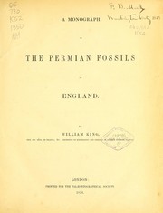 Cover of: A monograph of the Permian fossils of England