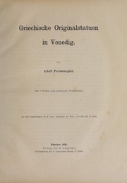 Griechische Originalstatuen in Venedig by Adolf Furtwängler
