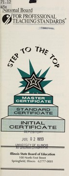 Cover of: Step to the top: master certificate, standard certificate, initial certificate