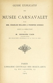 Guide explicatif du Musée Carnavalet by Musée Carnavalet