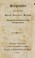 Cover of: Biographie des Ritters Anton Raphael Mengs