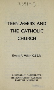 Cover of: Teen-agers and the Catholic Church