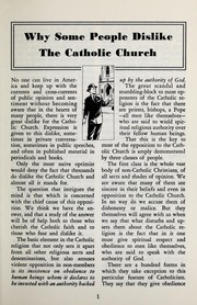 Cover of: What do you find wrong with the Catholic Church?