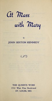 Cover of: At mass with Mary