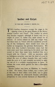 Cover of: Luther and Tetzel