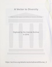 Cover of: A vector to diversity | 