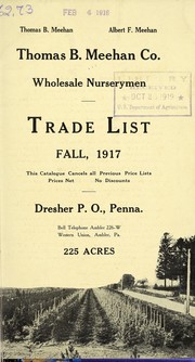 Cover of: Trade list: Fall, 1917