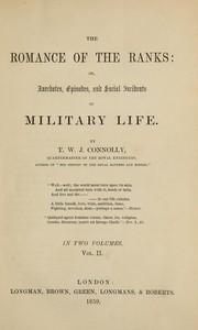 Cover of: The romance of the ranks by Thomas William John Connolly