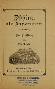 Cover of: Dschira, die Japanerin: eine Erza hlung