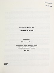 Water quality of the Elbow River by C. Beers