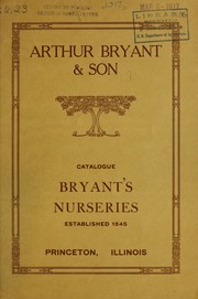 Catalogue of Bryant's Nurseries by Arthur Bryant & Son