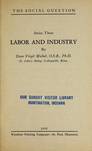 Cover of: Labor and industry