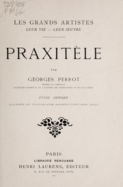 Cover of: Praxitèle by Georges Perrot