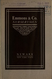 Cover of: Emmons and Company [catalog]: nurserymen, growers and importers